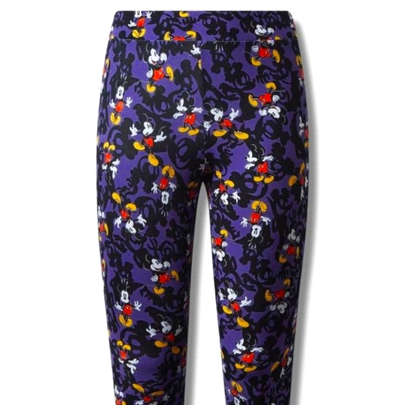❤️NWT VINTAGE TORRID LEGGING - MINNIE MICKEY MOUSE DISNEY HALLOWEEN - CROP 4X - Picture 7 of 9